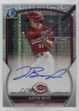 2023 Bowman Chrome Prospect Mega Box Auto Justin Boyd #BMA-JB Auto 1j91