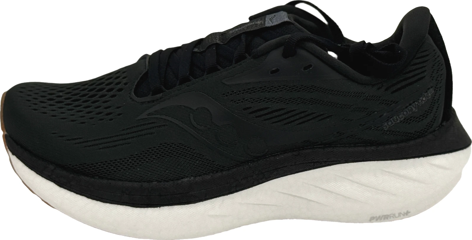 Saucony Ride 18 Women's (B) (Black/Gum)