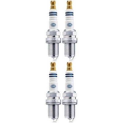 4x HELLA IRIDIUM PRO ZÜNDKERZEN passend für 4-ZYLINDER CITROËN C-ELYSEE C1 C3