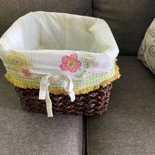 Pottery Barn "Dandelion" nursery basket liner