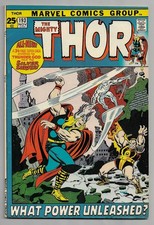 THOR # 193 : Fine-  (Grade 5.5) : Nov 1971 : Marvel Comics.