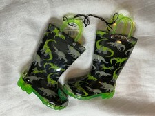 Western Chief Rain Boot 6 Dinosaur Boots 6 Light Up Rain Waterproof Green