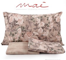 Completo letto in flanella UNA PIAZZA VIA ROMA Maè articolo GALATEA Var. ROSA