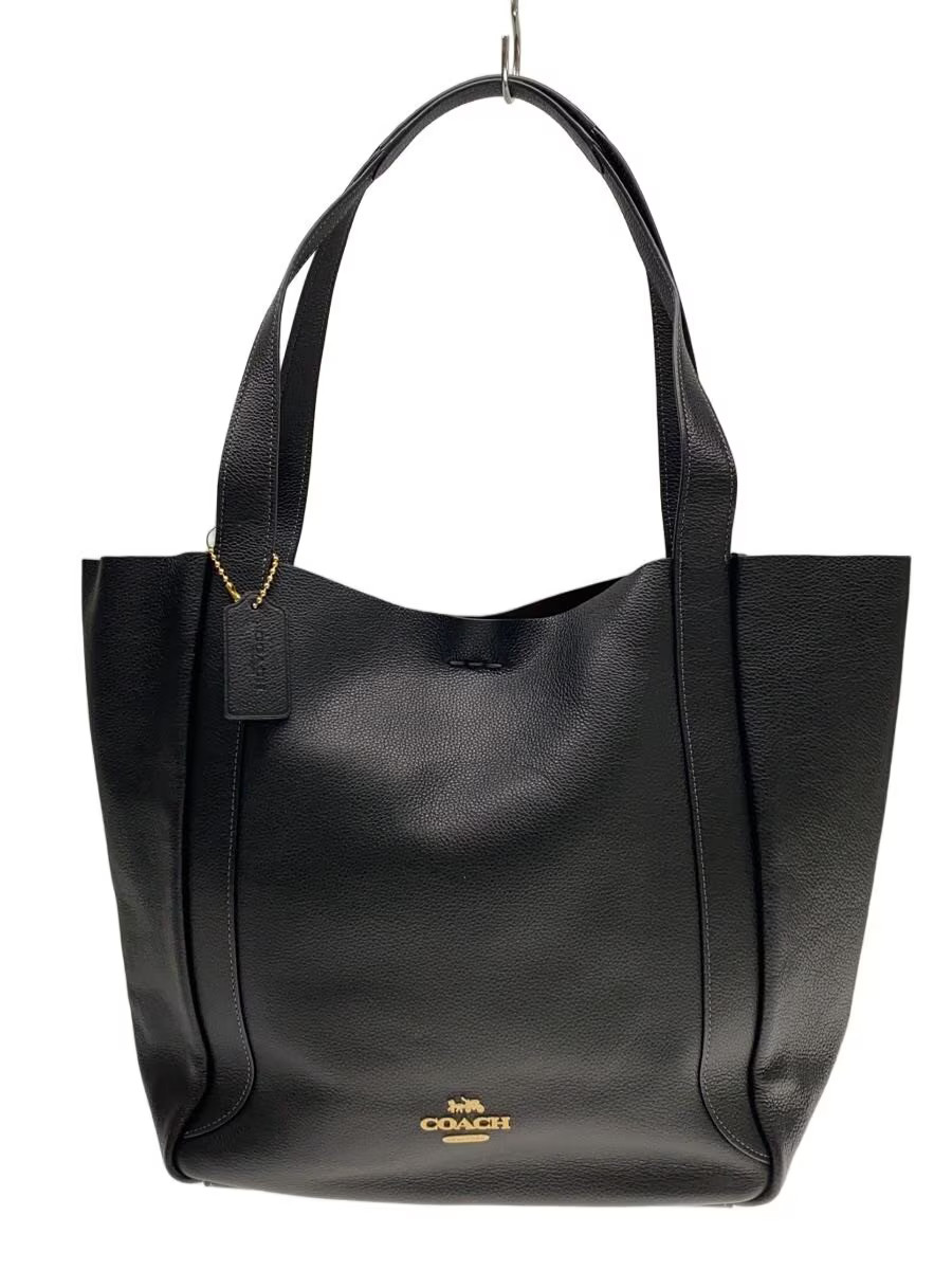 COACH Hadley Tote Bag Leather BLK CV996