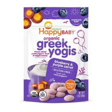 Organic Greek Yogis Freeze-Dried Yogurt, Fruit Veggie Baby Snacks