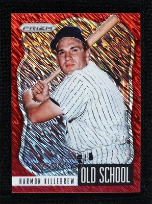 2021 Panini Prizm Old School Red Shimmer 7/7 Harmon Killebrew #OS-6 HOF 0c6