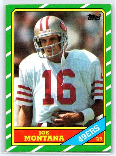1986 Topps Joe Montana #156 San Francisco 49ers