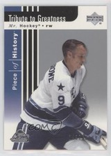 2002-03 Upper Deck Piece Of History 1437/2999 Gordie Howe Mr Hockey #113 HOF s6r