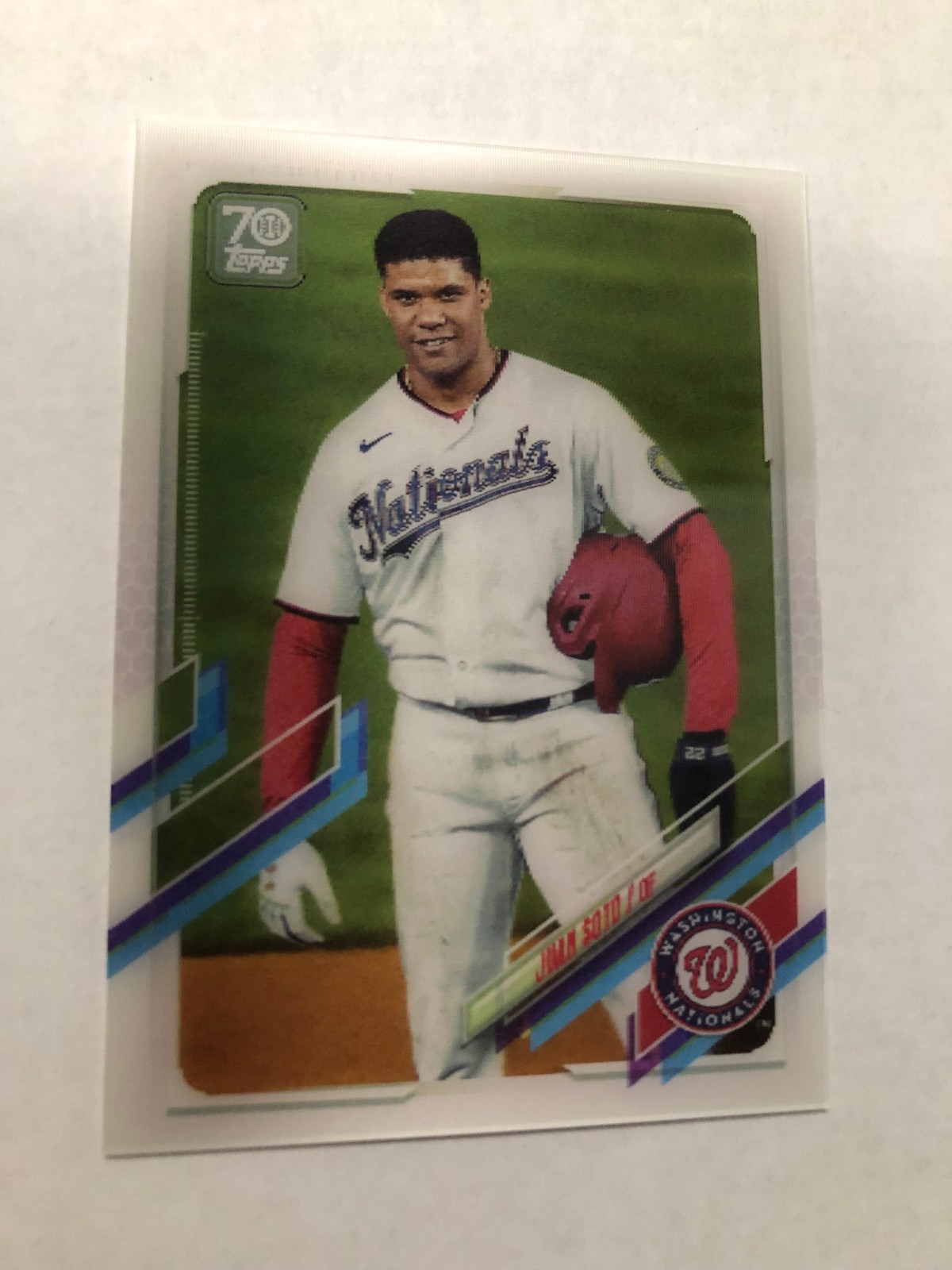 2021 Topps 3D On-Deman Juan Soto #330 Image Variation Short Print Nationals SSP