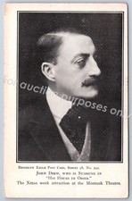 Brooklyn Eagle: #345 John Drew Xmas Show Montauk Theatre New York Vtg Postcard