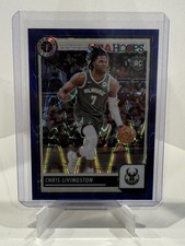 2023-24 Panini Nba Hoops Prem. Stock - Chris Livingston #99 Blue Prizm 11/99 RC