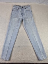 Vintage 1996 Levis 550 Jeans 29x34 Made in USA Light Wash Relaxed Tapered 90s