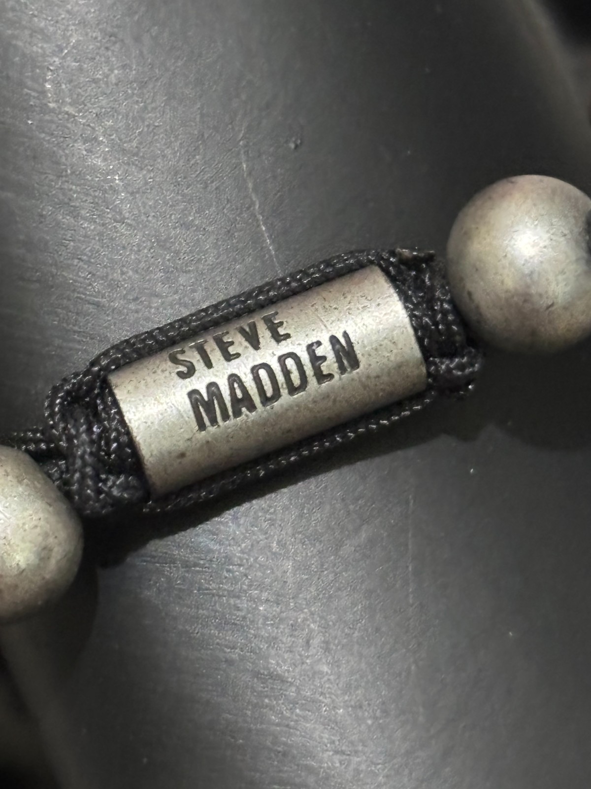 🟢 Steve Madden Adjustable Stone Macramé Bracelet… - image 6