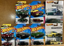 Lot 7 Volvo - Hot Wheels - P220 Amazon 850 Estate P1800 Gasser 240 Drift Wagon