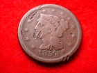 Photo of a 1850-P Large Cent from an eBay listing that sold on Jul 19, 2026