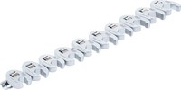 "Bgs HahnenfußSchlÜSsel-Satz, Innenvierkant 10 Mm (3/8\"), Sw 10 - 19 Mm, 10-TLG."