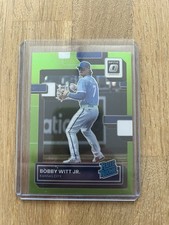 2022 Panini Donruss Optic #98 Bobby Witt Jr. Lime Green #98 Rated Rookie RC