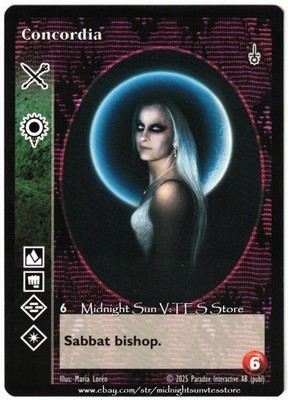 Concordia Ventrue Fifth Edition V5 V:TES VTES Vampire CCG