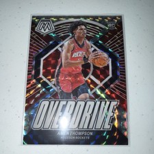Panini 2023-24 Mosaic Amen Thompson #18 Houston Rockets Overdrive Rookie Prizm