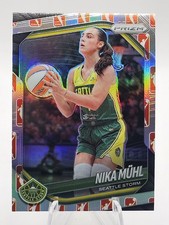 2025 Panini WNBA Prizm Nika Muhl #127 WNBA Logo Prizm Seattle Storm SP