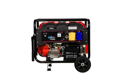 7,5 kW Benzin Stromerzeuger 25 Liter Tankinhalt