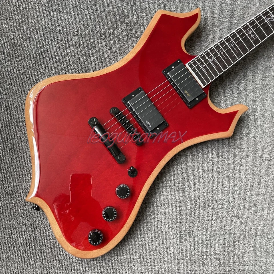 Wylde Audio Nomad Cocobolo Red Electric Guitar Sapele Body HH Pickups Black Part - Image 2 of 4
