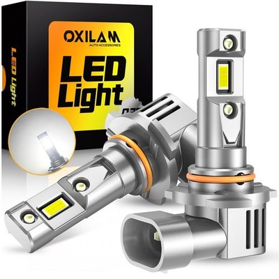 OXILAM 9005 LED Headlight Bulb High Beam White Super Bright 6500K 400% Brighter