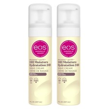 eos Shea Butter Shave Cream Vanilla Bliss 24H Moisture 7 fl oz 2 Pack
