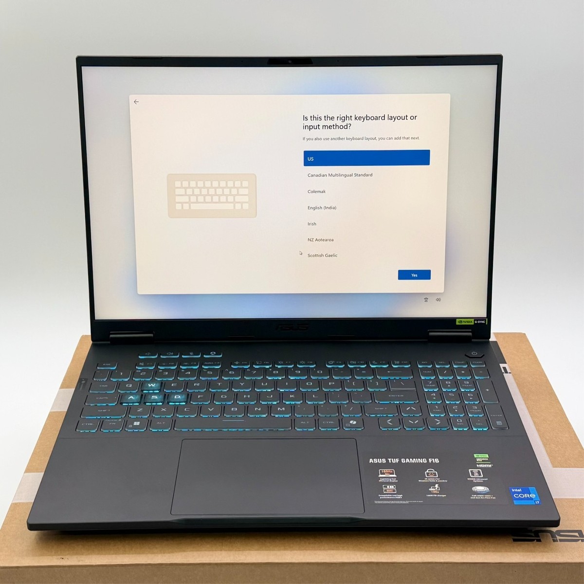 ASUS TUF Gaming F16 16