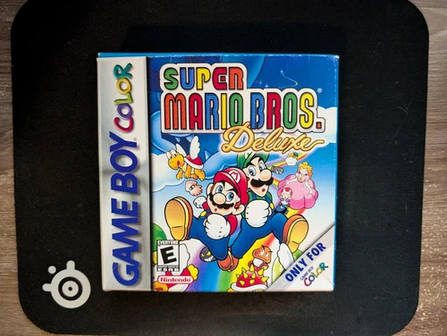 Super Mario Deluxe (Nintendo Game Boy Color GBC, 1999) Authentic - Complete CIB