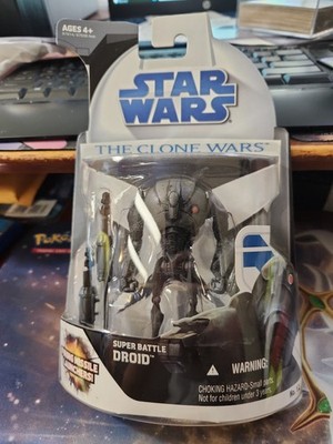 Star Wars 3.75'' Scale Clone Wars TCW No.12 Super Battle Droid New