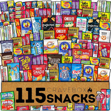 Snack and Candy Box (115 Count) Mother'S Day Variety Pack Bundle Assortment Gift