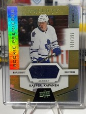 2016-17 Upper Deck Trilogy Rookie Premieres Level 1 #78 Kasperi Kapanen /399