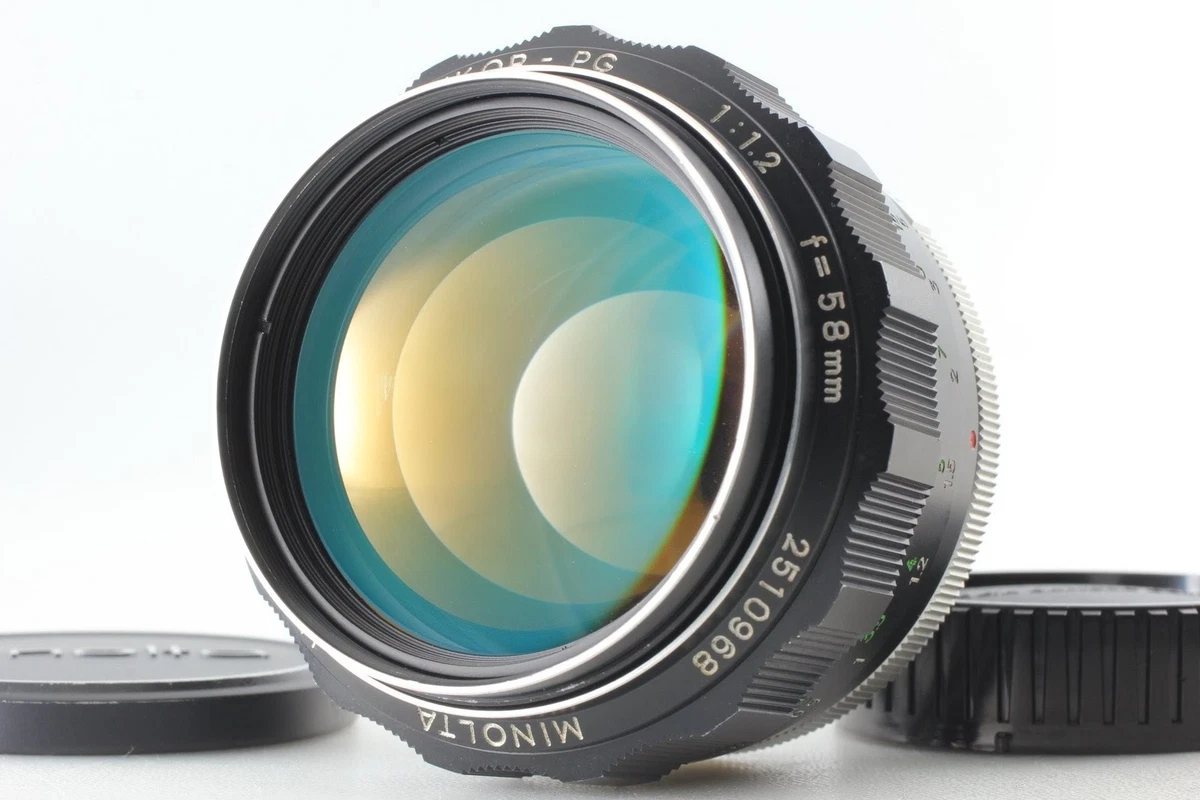 Minolta 58mm Focal f/1.2 Camera Lenses for sale | eBay
