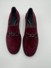 Paul女式绿色平底鞋和牛津鞋|