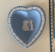Pale blue wedgewood jasperware trinket tray