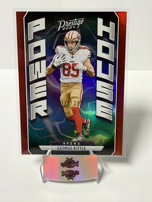 #ad 2024 Panini Prestige PowerHouse George Kittle #PH GKE Xtra Points Red 399 $1.99