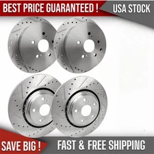 Front & Rear Rotors Brake for Toyota Sienna Highlander Lexus RX450h RX350