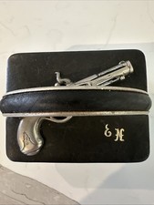 Vintage Shoe Boot Brush With Derringer And Handle