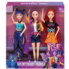 Cosplay Kpop Demon Hunters Dolls Moveable Joint Collectible Figure 3 Pieces UK