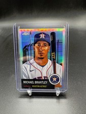Michael Brantley Refractor 2022 Topps Chrome Platinum Anniversary #318 Astros