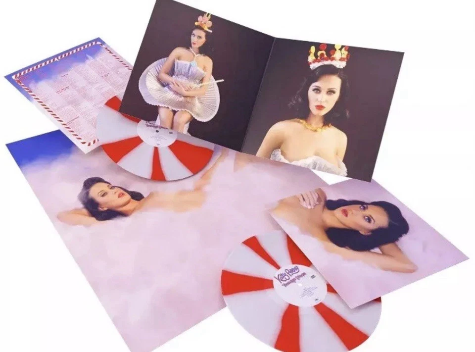 ⚡NEW KATY PERRY TEENAGE DREAM EXCLUSIVE PEPPERMINT TEENAGER EDT 2xLP VINYL - Image 3 of 3