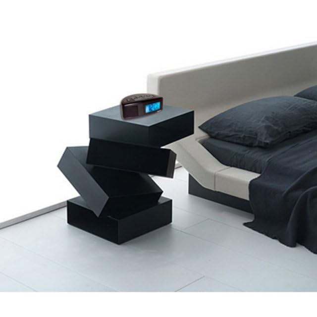 Westclox Extra Loud Alarm Clock for Heavy Sleepers, Easy-to-Read LCD 1, Black 