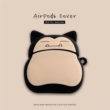 Snorlax Earphone Case For Apple Airpods 4 1 2 3 Pro Pokemon Silicone Soft Cover