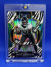 Brian Thomas Jr. [Zebra Prizm Shock] #30 Prices | 2025 Panini