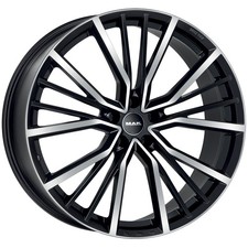 CERCHIO IN LEGA PER SEAT LEON 7,5J17" 5X112 30 66,45 MAK UNION BLACK MIRROR