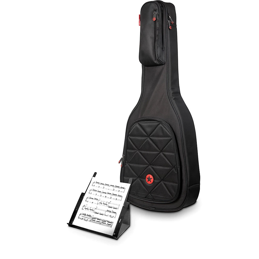 Road Runner Boulevard II Classical Guitar Gig Bag w/ PROP-IT Music Stand