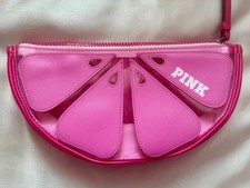 Victoria's Secret Pink Grapefruit Citrus Makeup Cosmetic Wristlet Bag