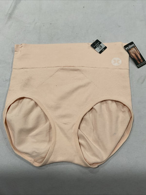 RBX Women s Beige Color Shaping Brief Size M 