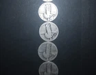 1.00 Face value Standing Liberty quarters (cull 90%) (4 silver quarters)